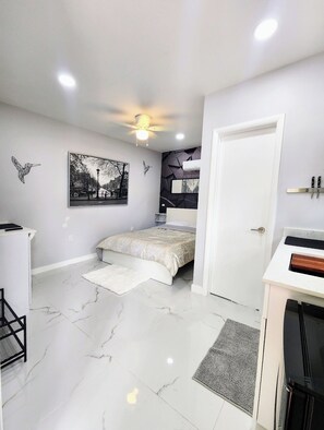 1 bedroom, iron/ironing board, free WiFi, bed sheets