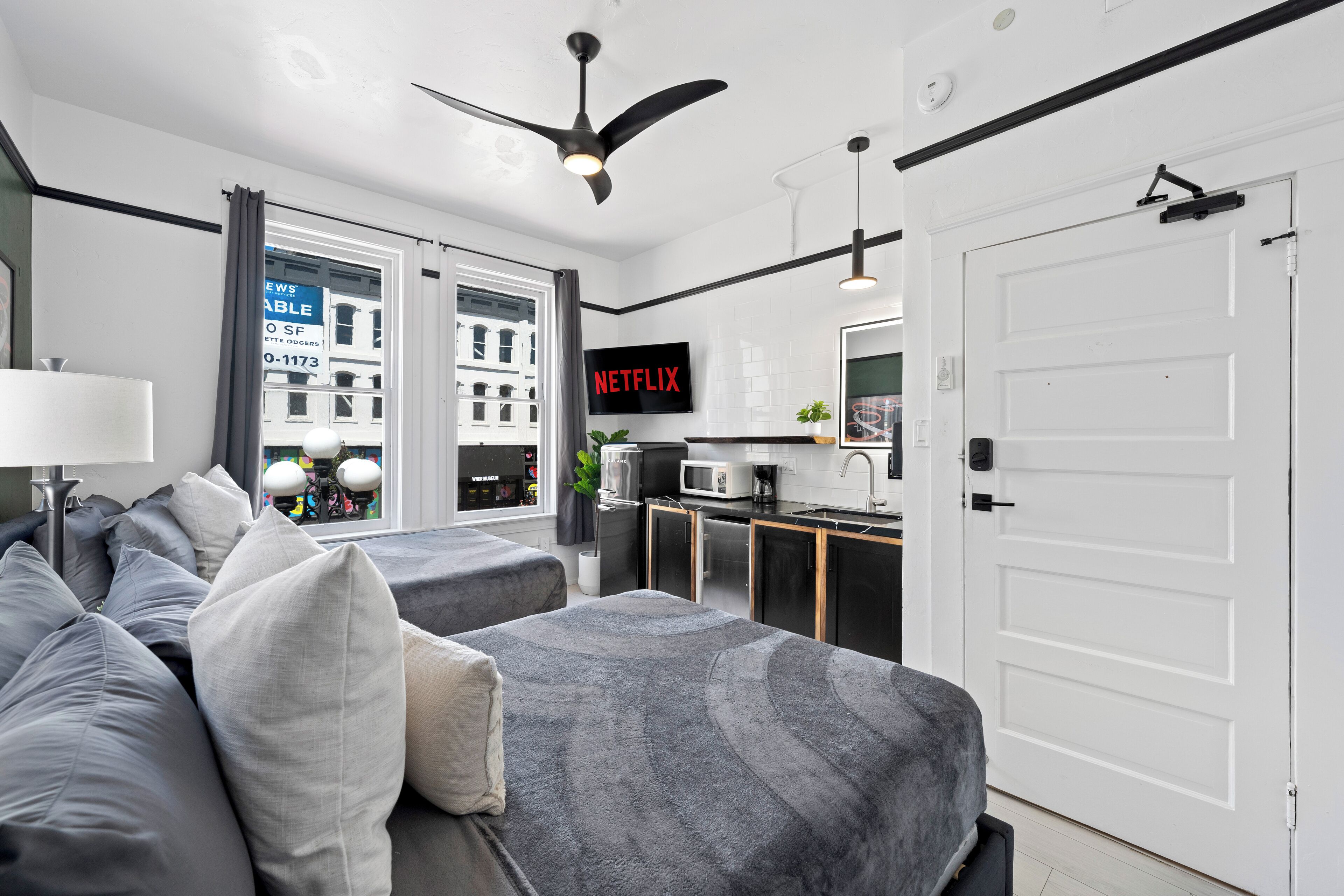 Deluxe Studio Suite | Premium bedding, memory foam beds, individually furnished