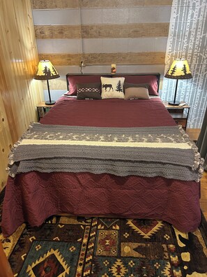 1 bedroom, iron/ironing board, bed sheets