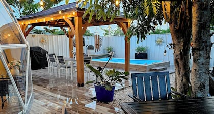 Charming 2-bedroom Dome in Coamo with WiFi, AC.