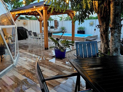 Charming 2-bedroom Dome in Coamo with WiFi, AC.