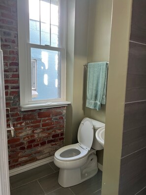 Towels, soap, toilet paper