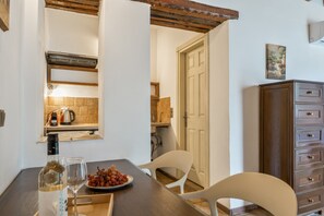 Fridge, electric kettle