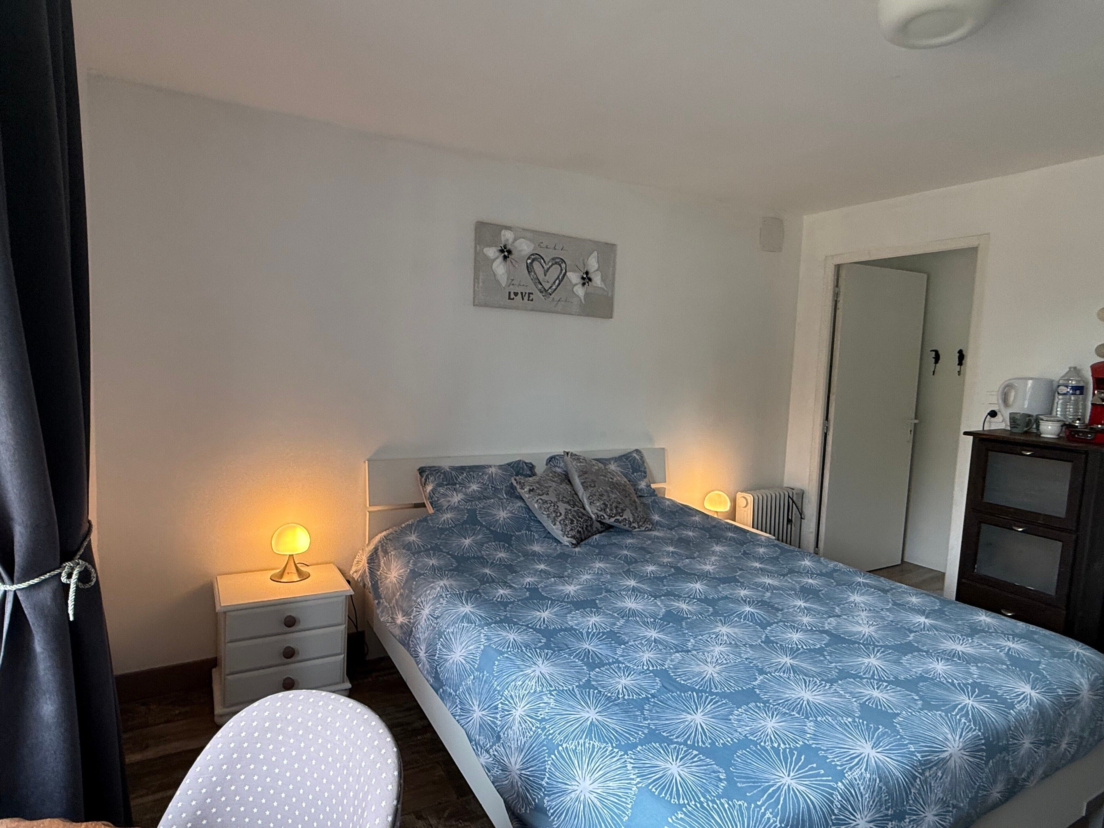 1 bedroom, iron/ironing board, free WiFi, bed sheets