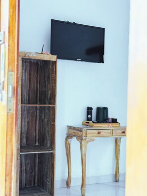 Deluxe-Doppelzimmer, Balkon, Gartenblick | Wohnbereich