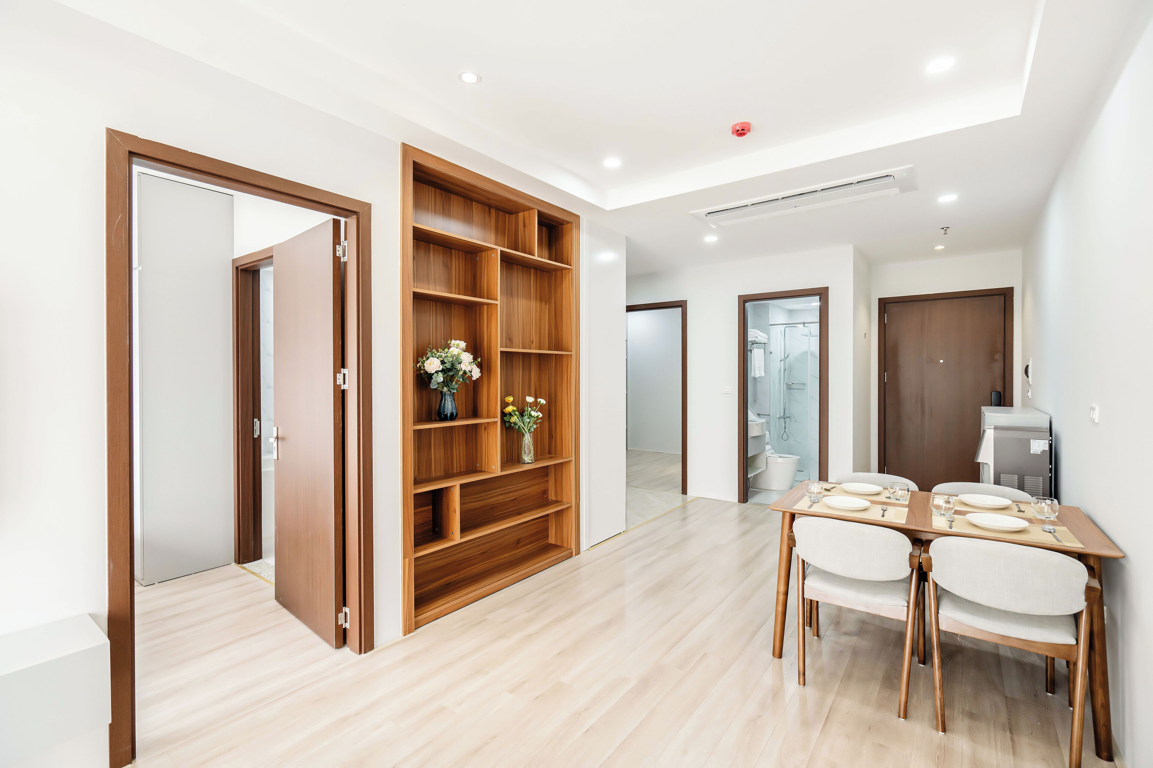 Apartment, 2 Bedrooms, Balcony, City View | In-room dining