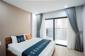 City Apartment | In-room safe, individually furnished, blackout drapes, free WiFi - FLESTA Nui Truc Serviced Apartment & Hotel (Hanoi)