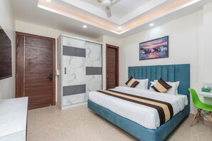 Suite | Desk, laptop workspace, blackout curtains, iron/ironing board - Saavi Hotel Sector- 45 (Gurugram)