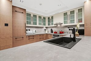 Fridge, microwave, oven, stovetop - FIRST CLASS | 1BR | Breathtaking Downtown View (Dubai)