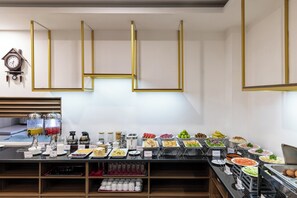 Gratis frukostbuffé varje dag 