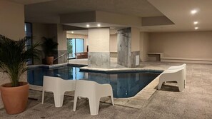 Indoor pool, outdoor pool