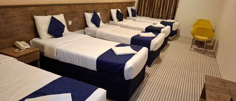 Quadruple Room | Premium bedding, free WiFi, bed sheets, wheelchair access