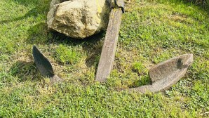 A sign welcoming visitors to Riverside Island Marina, featuring an anchor symbol. - River Lark Lodge (Isleham)
