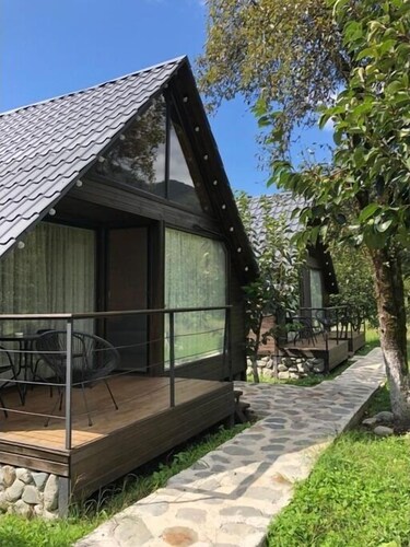 Charming cottages in enchanting Lagodekhi .