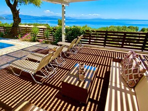 Terrace/patio - Villa Barbati Dream with private pool (Barbati)