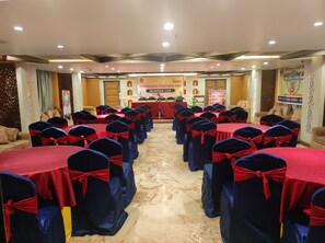 Outdoor banquet area