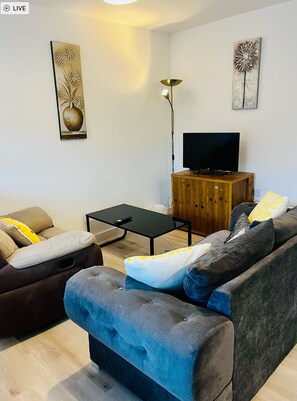 Living area - 2 Bed Flat - Sleeps 8 - Pets - Garden - Parking (Nottingham)