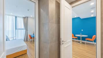 Apartemen Mewah, pemandangan pantai | 1 kamar tidur, meja kerja, ruang kerja ramah laptop, dan Wi-Fi gratis