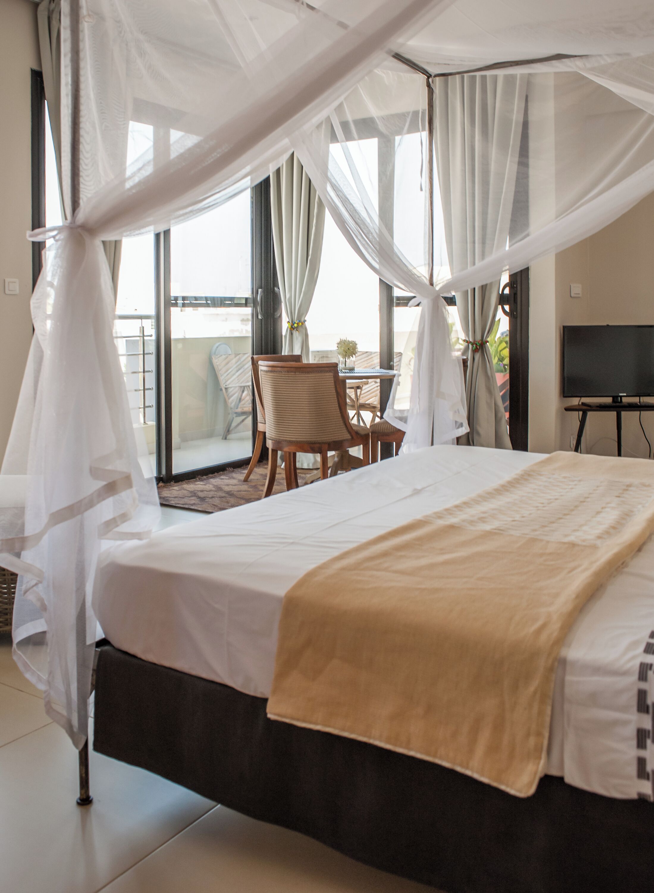 高級雙 人房, 城市景 | 房內夾萬、遮光窗簾/窗簾、隔音、免費 Wi-Fi