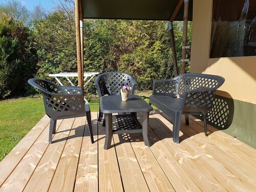 Camping in luxury. Safari tents for 6 people