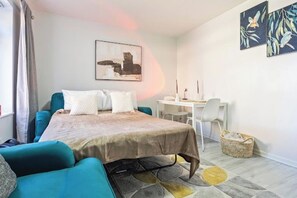 1 Schlafzimmer, kostenloses WLAN, Bettwäsche