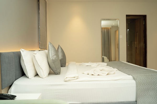 Premium Room | Laptop workspace, iron/ironing board, WiFi (free), bed sheets