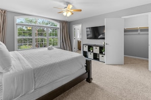 3 habitaciones, tabla de planchar con plancha, wifi y ropa de cama
