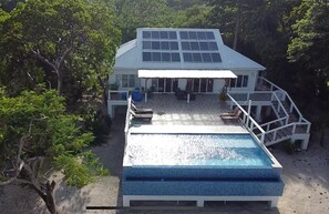 Exterior - Beach Front Villa Orchid with private pool (Palmetto Bay)