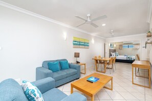 Living area - Seascape Holidays at Heritage Resort One Bedroom Apartment (Port Douglas)