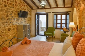 1 bedroom, travel crib, WiFi, bed sheets