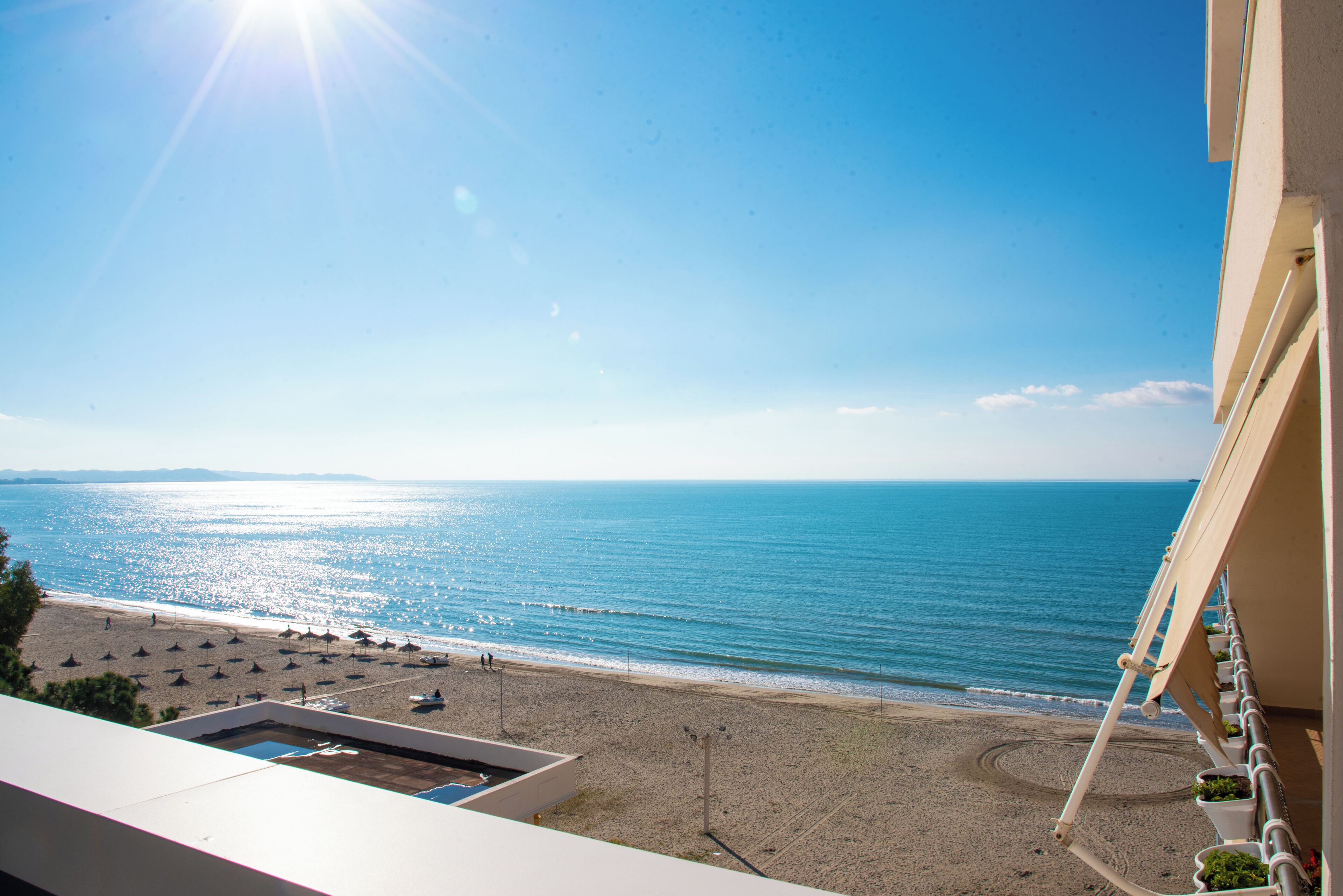 ห้องซูพีเรียดับเบิล, ระเบียง, วิวทะเล | วิวระเบียง