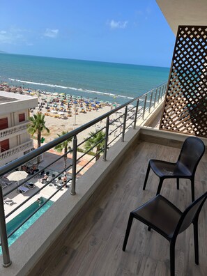 Comfort Double Room, Partial Sea View | Balcony - Adria Palace Hotel (Rrashbull)