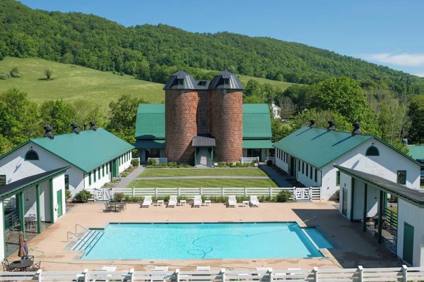 Scenic swimming pool at the Old Dairy is included with your stay!