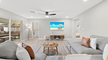 Télévision, cheminée