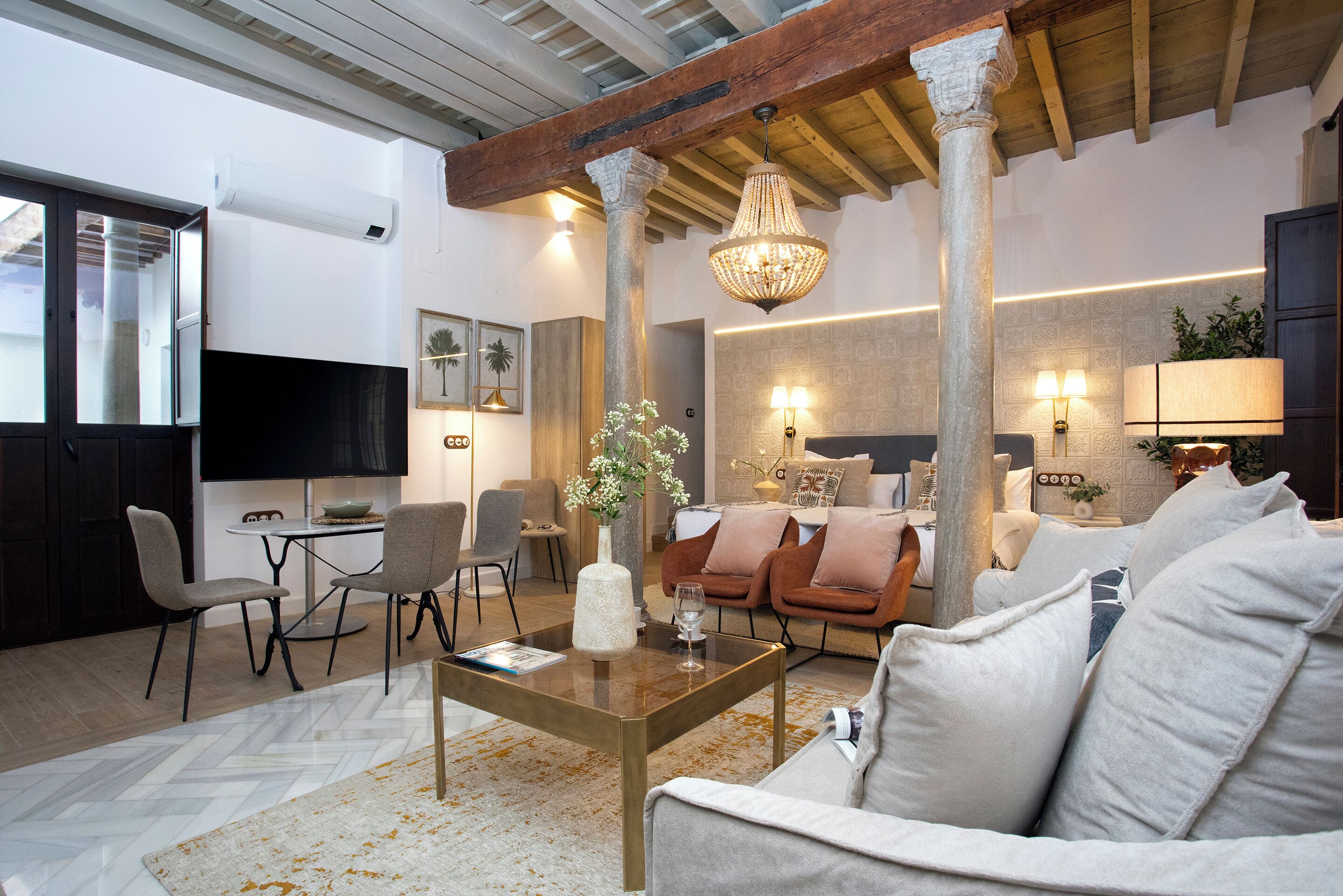 Apartment (1 Bedroom) | Living area