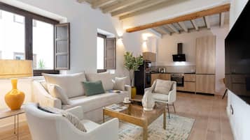Appartement (1 Bedroom) | Salle de séjour