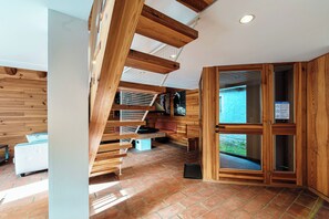 Condo, 2 Bedrooms, Patio | Living area | 32-inch flat-screen TV with satellite channels, fireplace