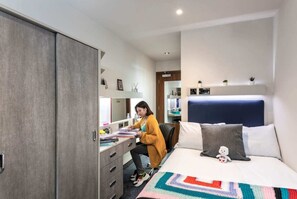 Single Room, Non Smoking | Blackout drapes, iron/ironing board, free WiFi - Brotherton House - Campus Accommodation (Leeds)