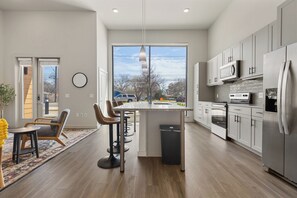 Fridge, microwave, stovetop, dishwasher - Luxury Loft Style Apartment (Austin)