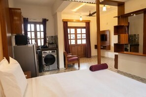 1 室のベッドルーム、アイロン / アイロン台、WiFi、ベッドシーツ