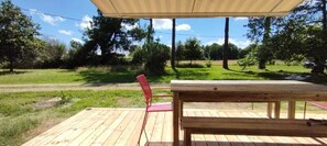 Outdoor dining - WEST COAST house between ocean, Bassin d'Arcachon, Dune du Pyla, Bordeaux (Le Porge)