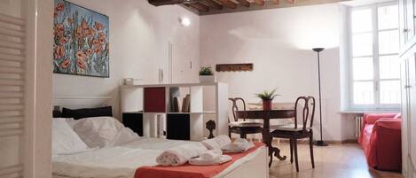 1 غرفة نوم وملاءات أسرّة