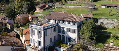 Majoituspaikan julkisivu