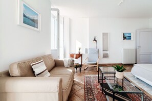 Appartement, vue montagne | Coin séjour