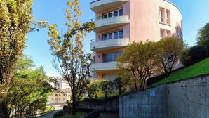 Front of property - Pink Flat 2  (Chiasso)