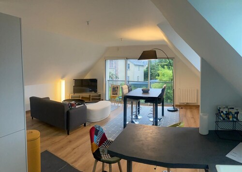 Appartement de standing sur la Côte de Granit Rose, à 600 mètres des plages.