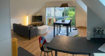 Appartement de standing sur la CĂŽte de Granit Rose, Ă 600 mĂštres des plages.