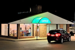 Front of property - evening/night