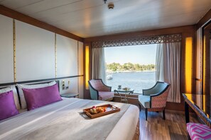 Double or Twin Room | Premium bedding, minibar, in-room safe, bed sheets - MY Alyssa Nile Cruise  (Luxor)