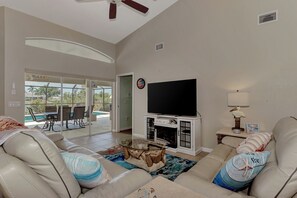 Televisión y reproductor de DVD 